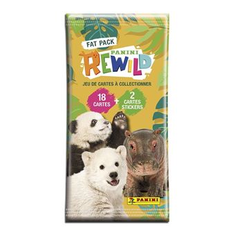 Jeu de cartes Panini Rewild Trading Cards Fat Pack 20 cartes