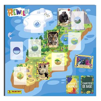 Jeu de cartes Panini Rewild Trading Cards Fat Pack 20 cartes