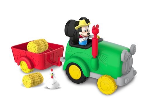 Tracteur avec figurine articulée Mickey 7,5 cm