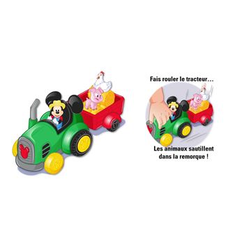 Tracteur avec figurine articulée Mickey 7,5 cm