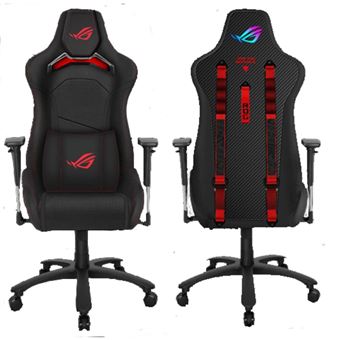 Siège Gaming Asus ROG SL300 Chariot RGB Noir et rouge