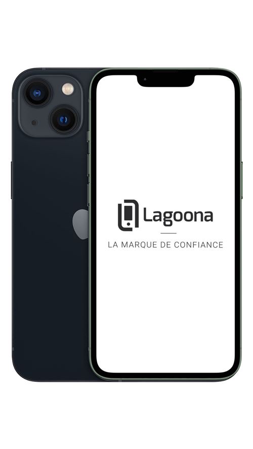 Apple iPhone 13 6,1 5G Double SIM 128 Go Noir Reconditionné Grade A Lagoona batterie neuve