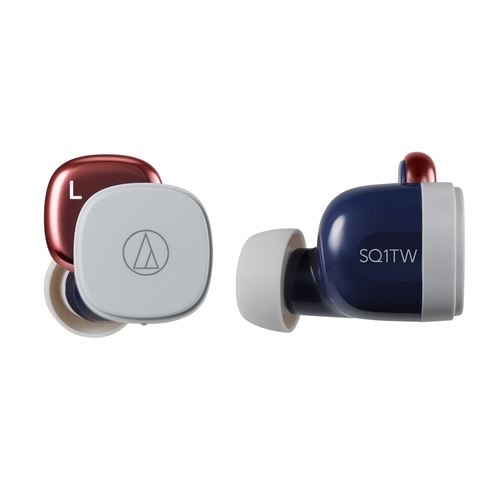 Ecouteurs sans fil Bluetooth Audio-Technica ATH-SQ1TWNRD Navy Red
