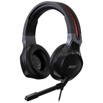 Micro-casque Gaming Acer Nitro Noir et Rouge