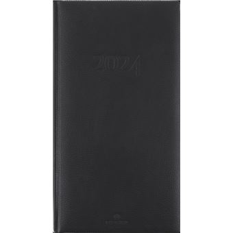 Agenda civil semainier poche Oberthur 2024 16 FSC London Noir