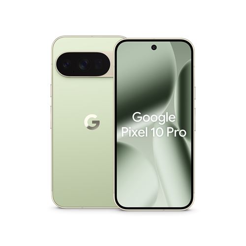 Smartphone Google Pixel 10 Pro 6,3"" 5G Double SIM 256 Go Jade État correct - Google reconditionné disponible sur Fnac