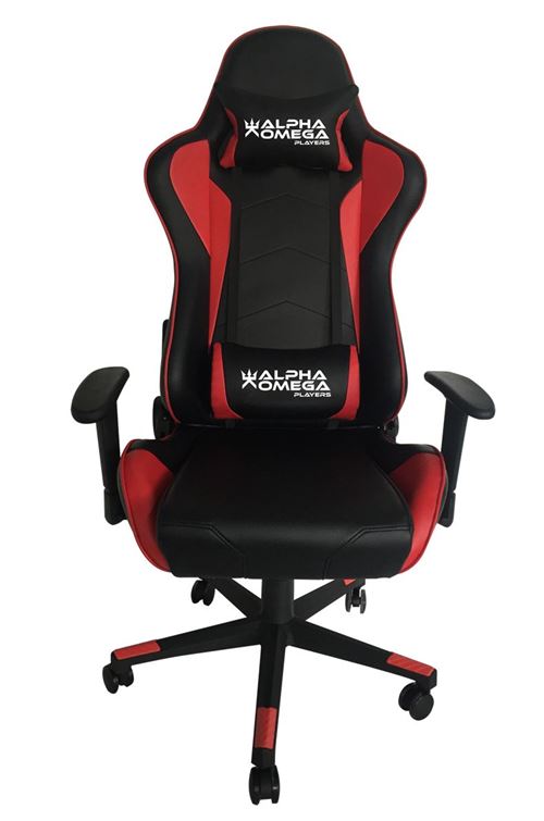 Gaming Chair Alpha Omega Players Phoenix C189 Zwart en Rood