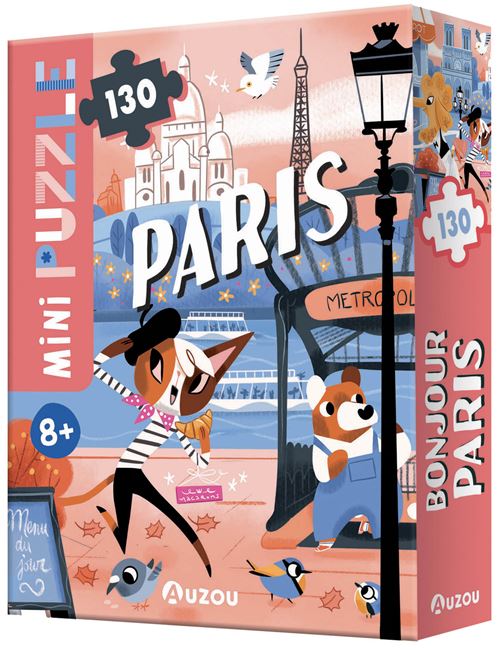 Puzzle enfant Auzou Bonjour Paris 130 pièces