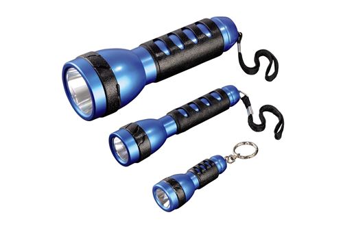 hama Kit de lampes de poche LED FL-130 , bleu / noir