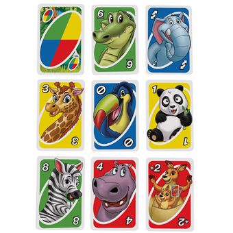 Jeu de cartes Mattel UNO Junior