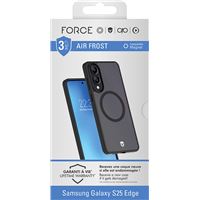Coque renforcée Magnet Forcase Air Frost 3m Noir pour Samsung Galaxy S25 Edge