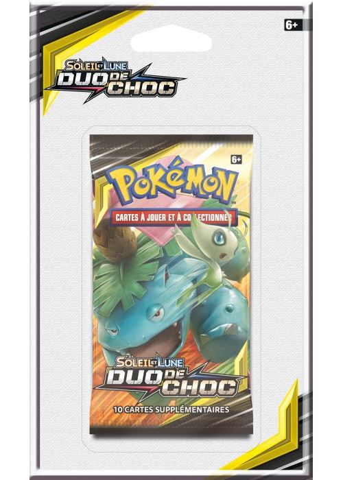 Booster Pokémon Soleil et Lune 9 Duo de choc Modèle aléatoire