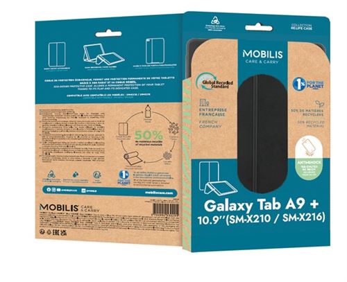 Achetez Pour Samsung Galaxy Tab A9 Tablet Case de Protection Contre le Cuir  de Papillon Protecteur - Bébé Bleu de Chine