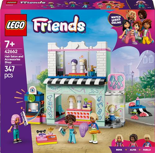 Acheter LEGO® Friends 42662 Le salon de coiffure et la boutique d’accessoires État correct - 46,21 € LEGO® Friends 42662 Le salon de coiffure et la boutique d’accessoires État correct - reconditionné disponible sur Fnac
