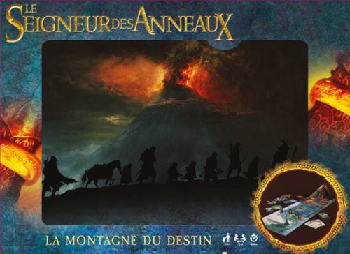 Shuffle Multicolore Jeu D’ambiance Seigneur Des Anneaux Montagne Destin