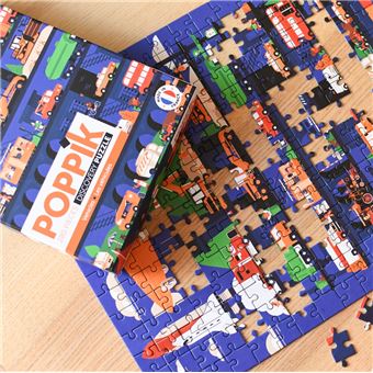 Puzzle éducatif Poppik Véhicules 280 pièces