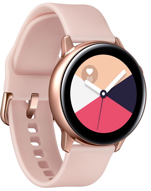 Montre connectée Samsung Galaxy Watch Active 40 mm Rose poudré - Montre  connectée - Achat \u0026 prix | fnac