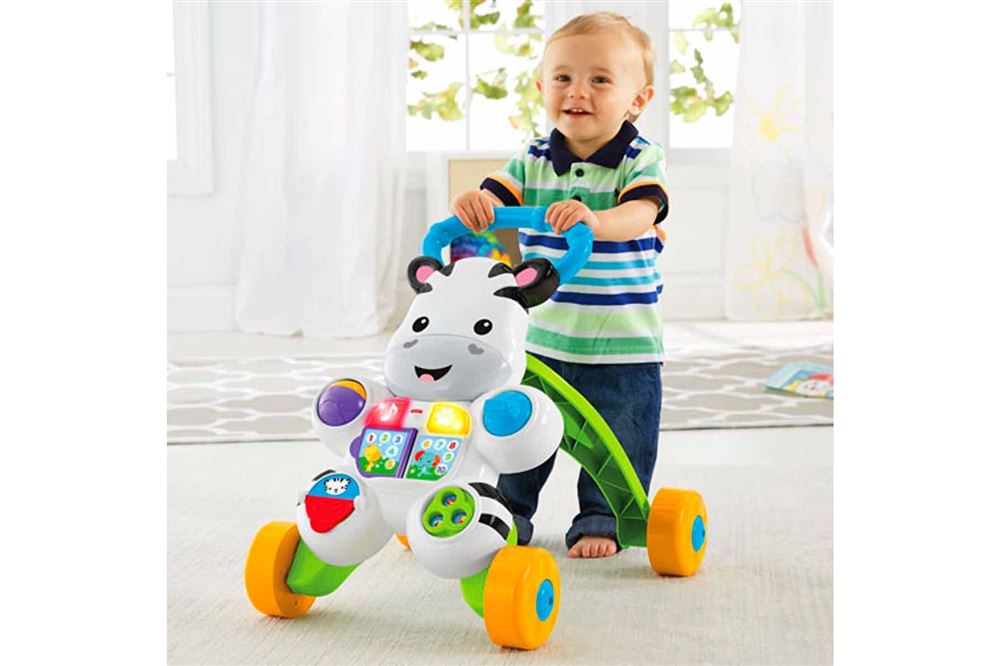 Trotteur bébé Fisher Price Mon trotteur zèbre parlant Trotteurs