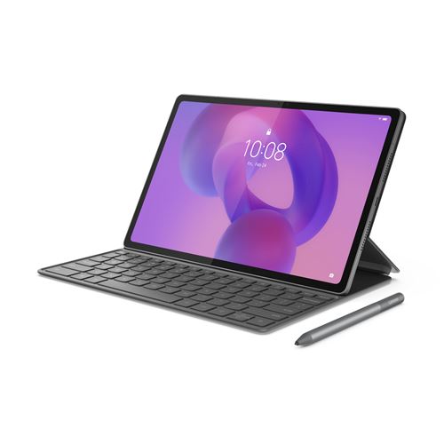 Tablette Tactile Lenovo Idea Tab Plus Zag7 12,1" 256Go Gris + Stylet + Folio