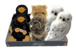 Barquette 6 peluches Animaux Harry Potter