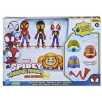 Multipack 4 figurines Spidey And His Amazing Friends avec accessoires