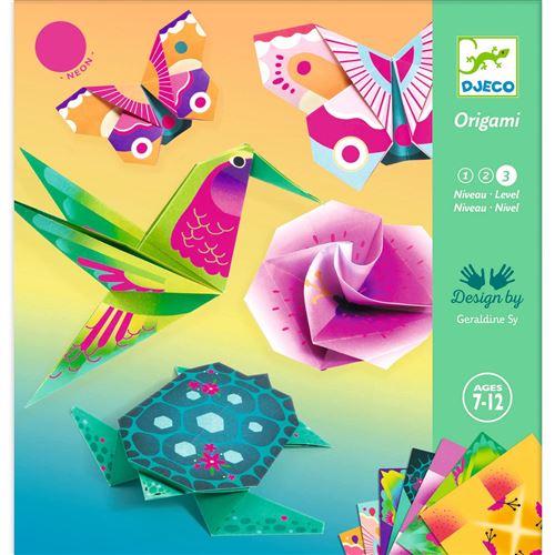 Djeco Coffret Origami Tropiques - 24 Pièces - Image 2