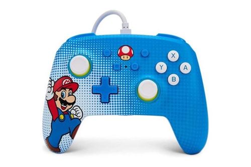 Enhanced Wired Controller for Nintendo Switch - Pikachu Black & Silver