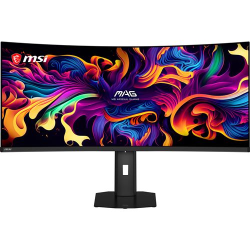 Écran PC MSI MAG 341CQP QD OLED X28 34 UltraWide Quad HD 280Hz QD OLED incurvé réglable