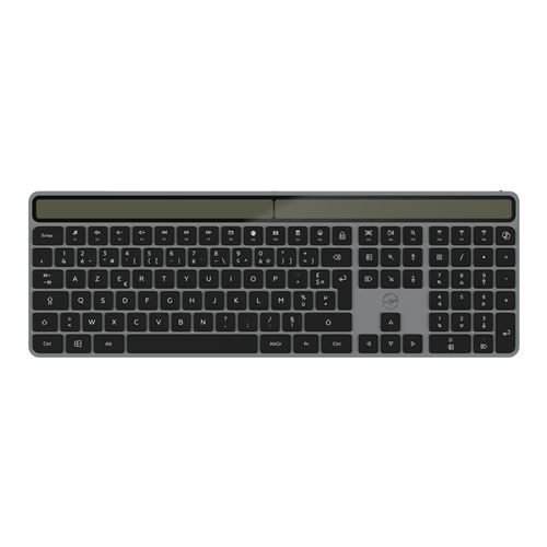 Clavier Azerty sans fil solaire Mobility Lab KS720W Bluetooth Noir