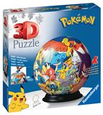 Puzzle 3D Rond Ravensburger Pokémon 72 pièces