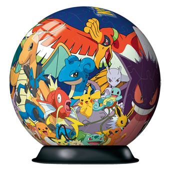 Puzzle 3D Rond Ravensburger Pokémon 72 pièces