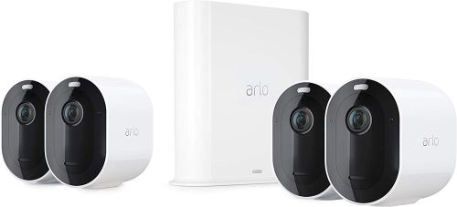 Pack de caméras de surveillance connectées Arlo Pro 3 VMS4440P-100EUS intérieur-extérieur Blanc