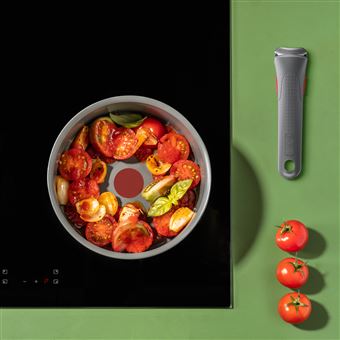 Tefal Renew On Poêle antiadhésif céramique induction, Rouge, 20 cm :  : Cuisine et Maison