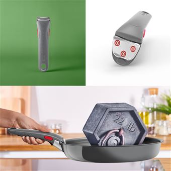 Tefal Ingenio Renew 3-delige set, pan, steelpan, afneembare handgreep