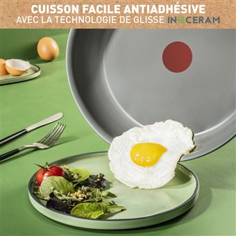 Set Casserole Poêle et Poignée amovible Tefal Ingenio Renew L2609302 Gris Hippo Iron