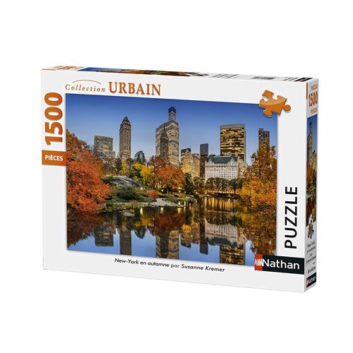Puzzle 1500 pièces Nathan New York en automne