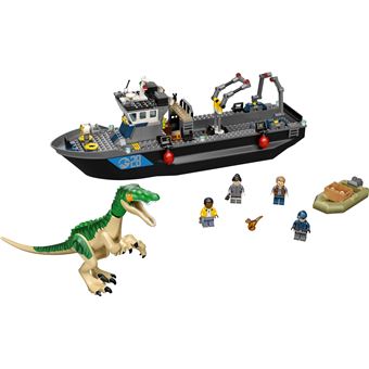 LEGO® Jurassic World™ 76942 L’évasion en bateau du Baryonyx