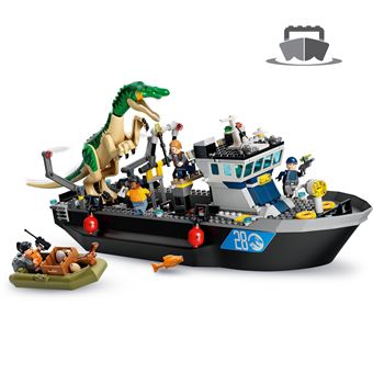 LEGO® Jurassic World™ 76942 L’évasion en bateau du Baryonyx