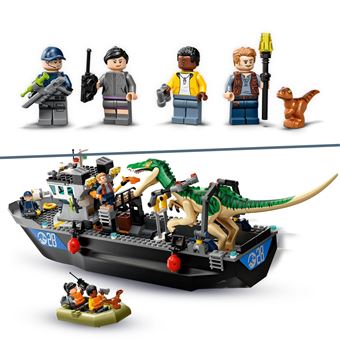 LEGO® Jurassic World™ 76942 L’évasion en bateau du Baryonyx