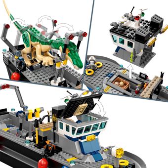 LEGO® Jurassic World™ 76942 L’évasion en bateau du Baryonyx