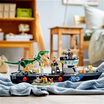 LEGO® Jurassic World™ 76942 L’évasion en bateau du Baryonyx