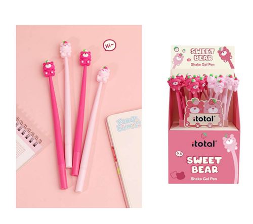 Stylo à bille flexible Itotal Sweet Bears Modèle aléatoire