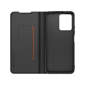 Etui folio à rabat avec dragonne amovible pour Redmi Note 12 4G Noir