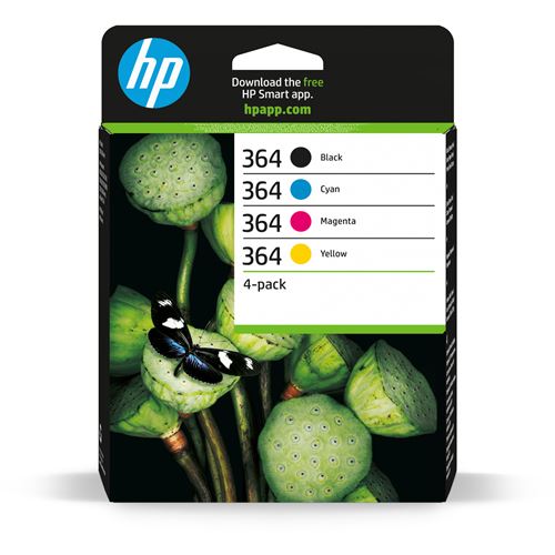 Pack de 4 Cartouches d encre HP 364 Noir Cyan Magenta Jaune