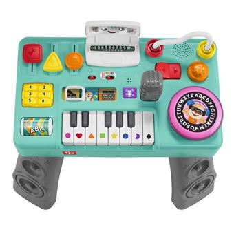 Fisher-Price Table D’Activités DJ Rires & Éveil - Table Musicale Lumineuse Pour Bébé Avec Smart Stages