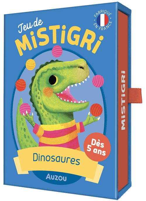 Jeu d’ambiance Auzou Jeu de Mistigri Dinosaures