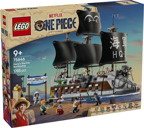 LEGO ONE PIECE Le navire de la marine de Garp 75646 - vue 2
