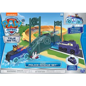 Ensemble de sauvetage de la police Paw Patrol True Metal Chase