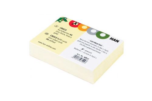 Han Cartes D'Apprentissage Croco, A8, Boite: Bleu