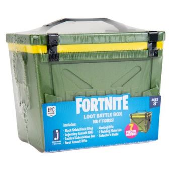 Fortnite Loot Battle Box pour 4/" Figurines avec 7 pièces à l/'intérieur